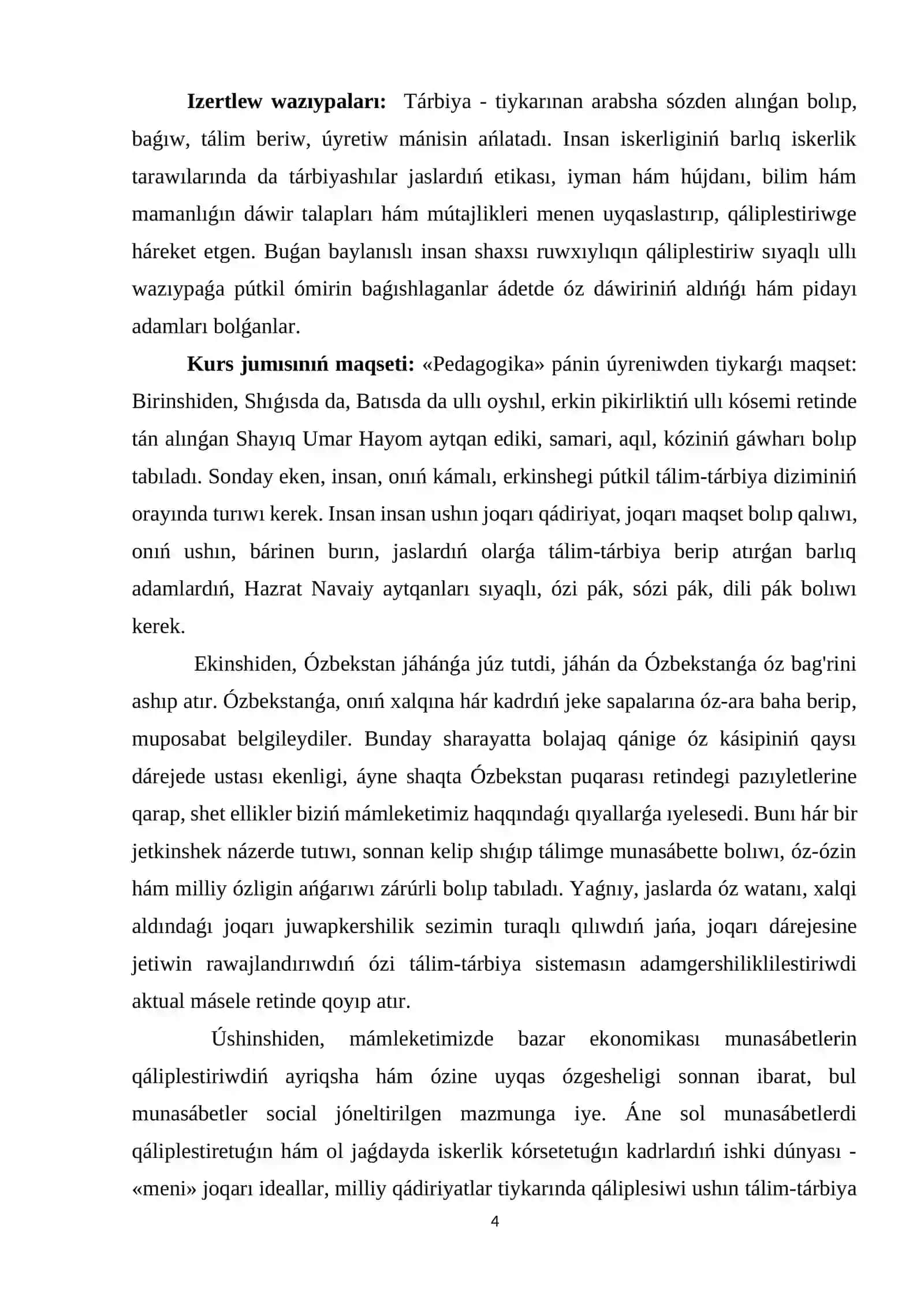 Amir Temurdıń ádep-ikramlılıq tuwralı aytılǵan úgit násiyatı 4