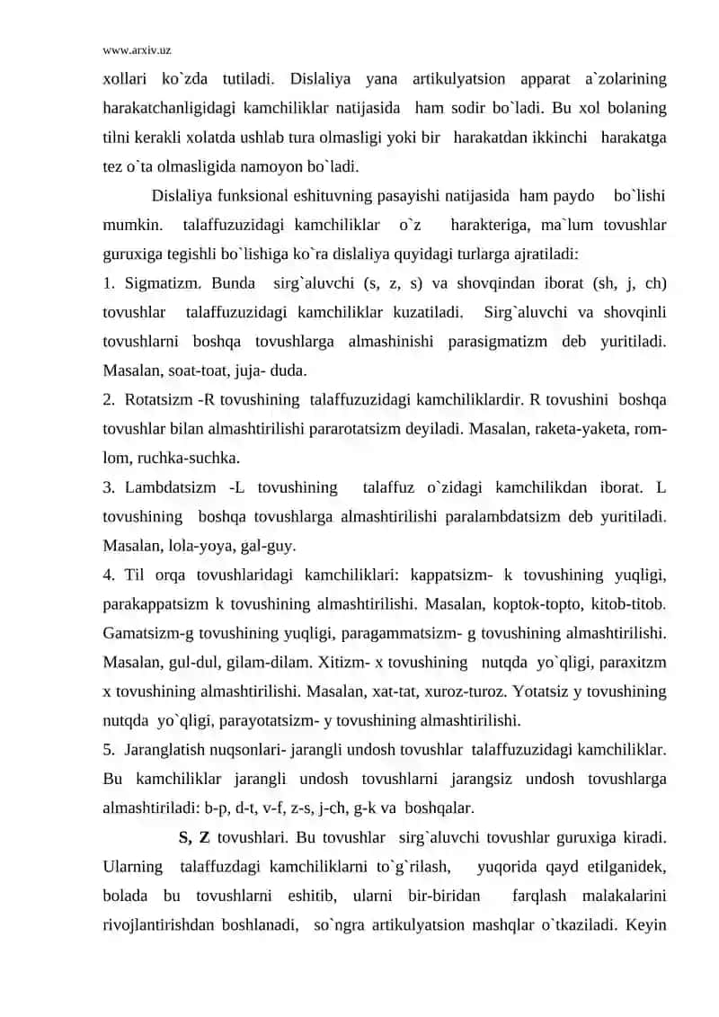 Dislaliya turlari 4