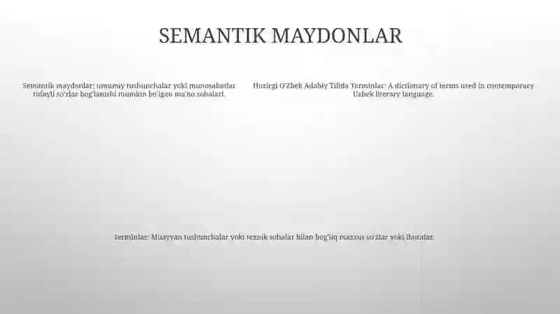 O'Zbek Adabiy Tilida Terminlar 4