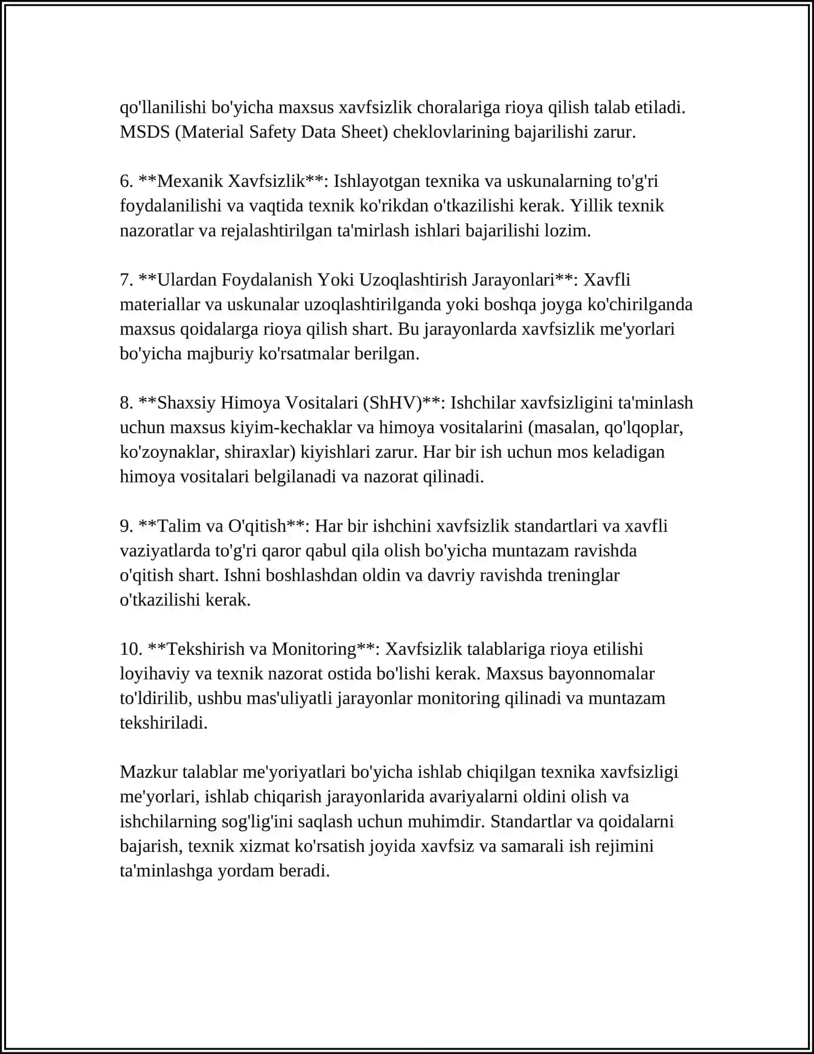TRAKTORLAR VA AVTOMOBILLARGA TEXNIK XIZMAT KOʻRSATISHD AXAVFSIZLIK TEXNIKASI 4