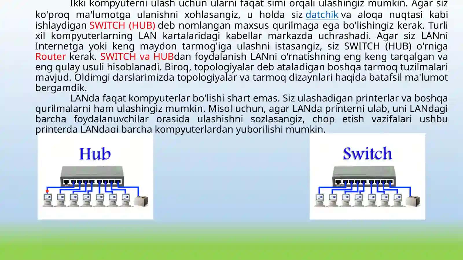 Local Area Network-mahalliy kichik tizim 4
