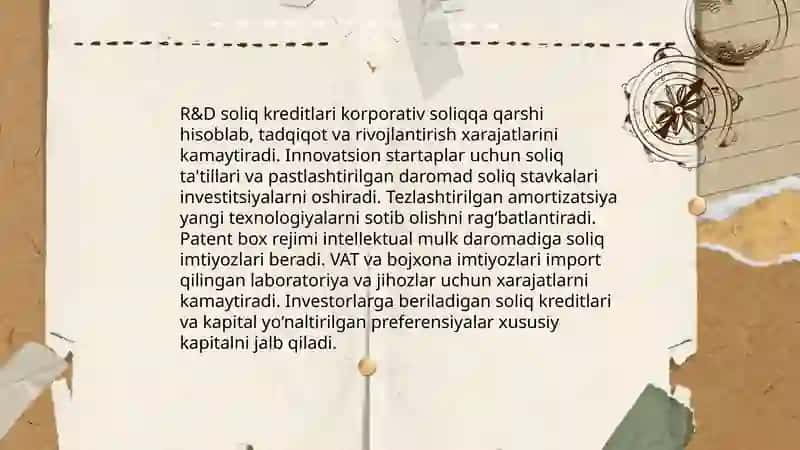 Innovasion infratuzilmani davlat tomonidan qo'llab-quvvatlash yo'llari 4