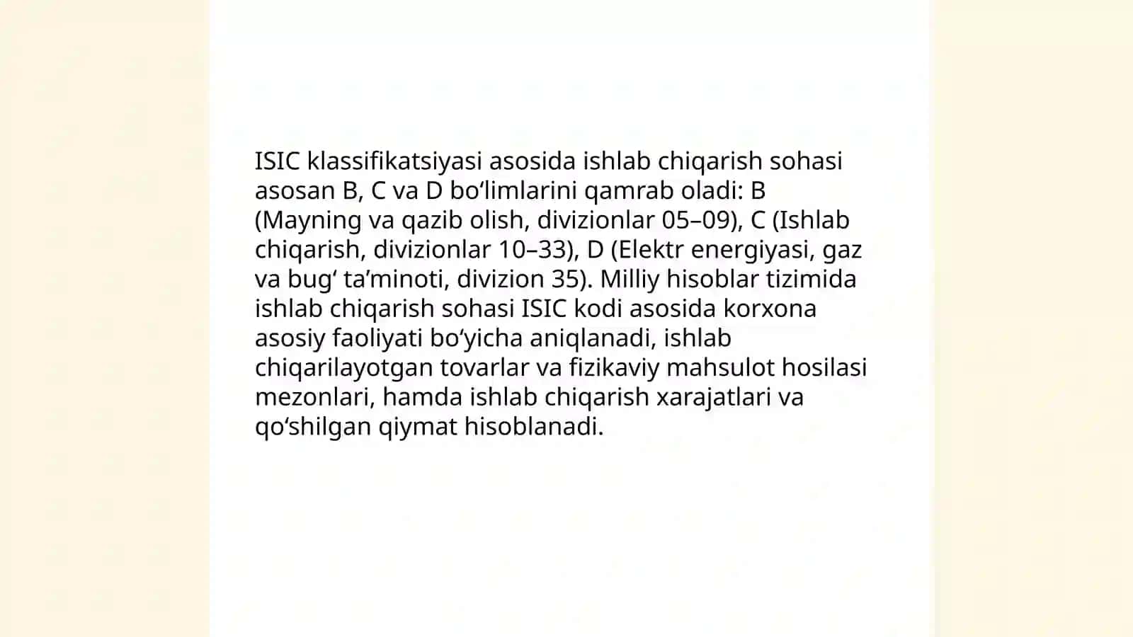Ishlab chiqarish sohasini chegaralash 4