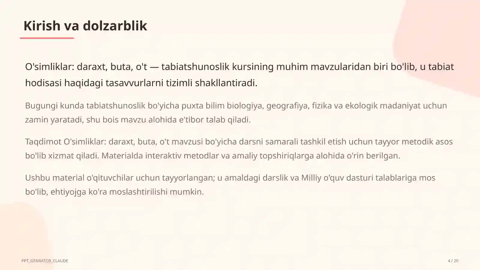 Tabiatshunoslik 4