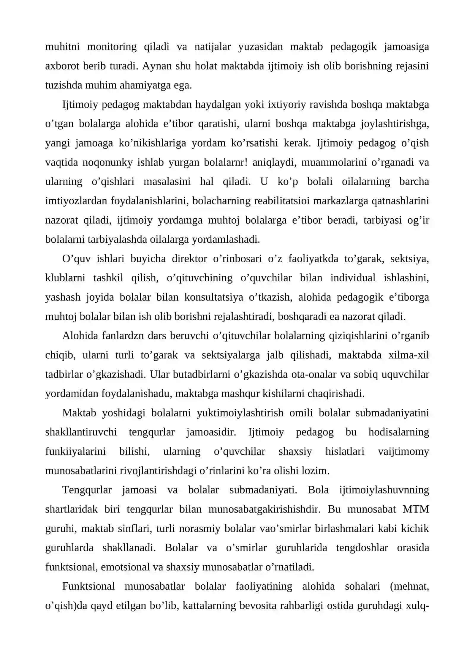 Ijtimoiy pedagogning maktab yoshidagi bolalar bilan olib boradigan faoliyati 4