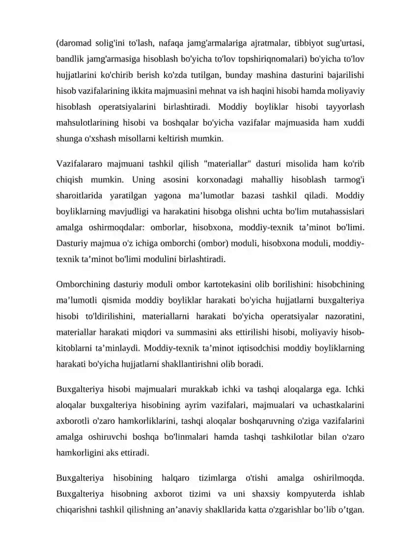 Buxgalteriya hisobi axborot tizimlari 4