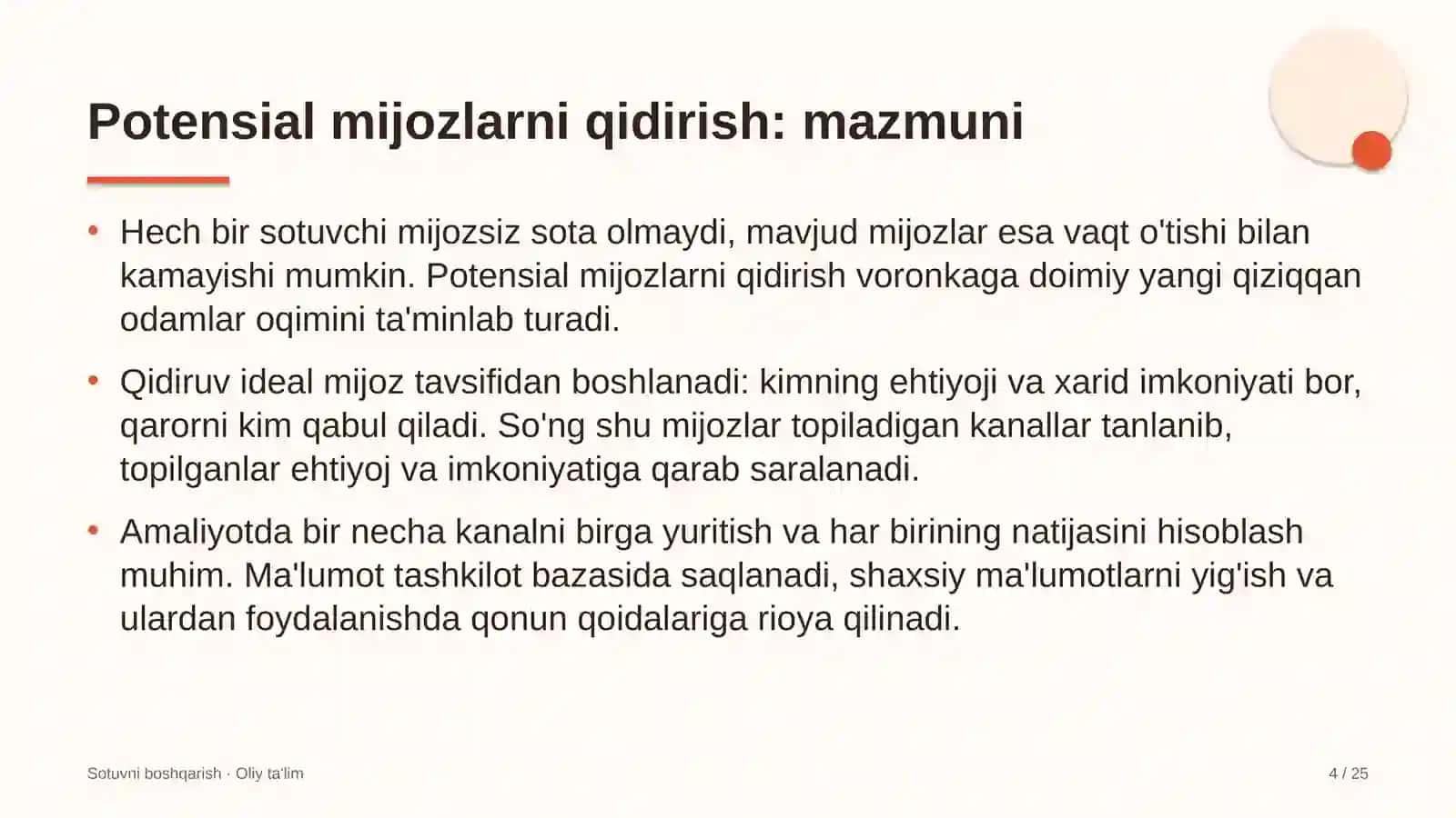 Lizing kompaniyalarida potensial mijozlarni qidirish 4