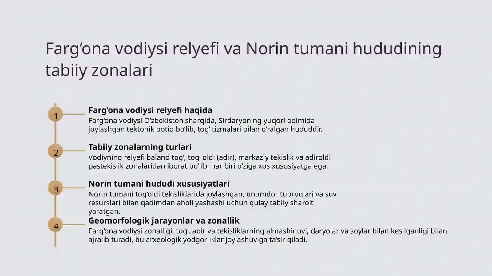 Yodgorliklar va Stratigrafiya Uchtepa buloqmozor yodgorligi 4