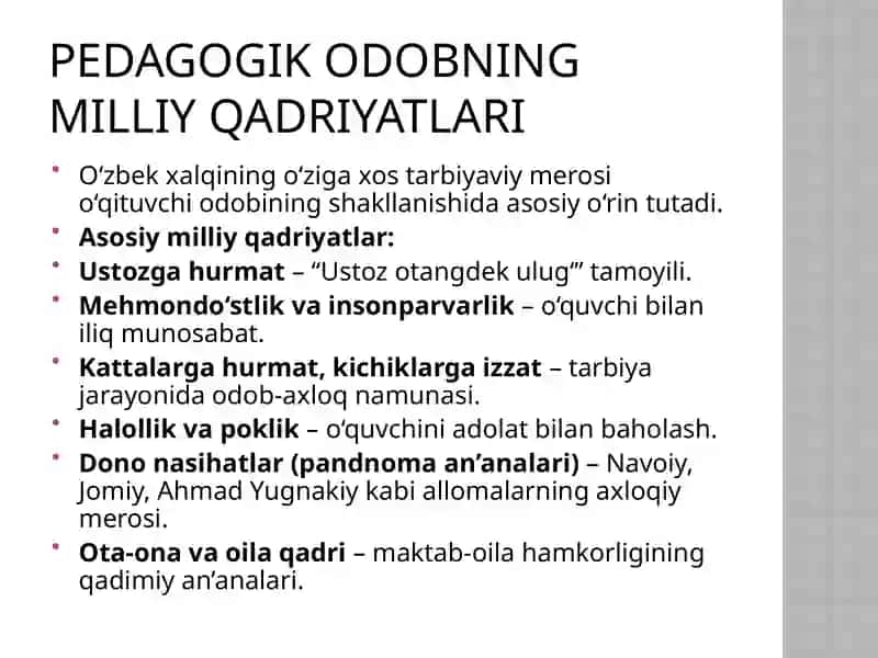 Pedagogik odob 4