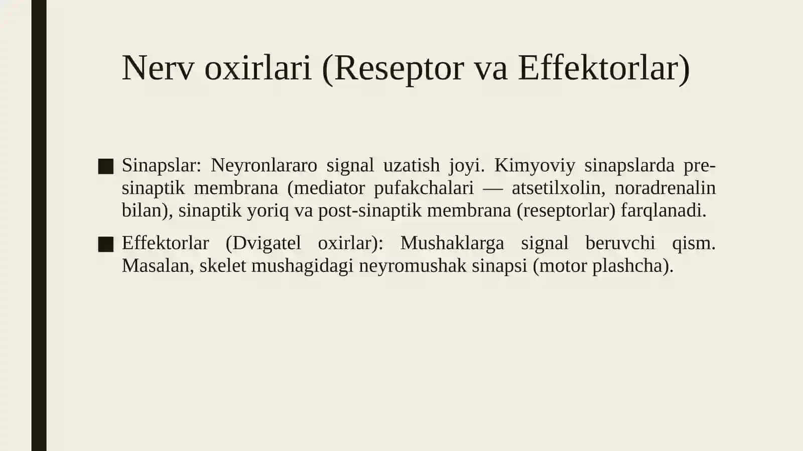 Nerv to'qimasi II. Yurak qon tomirlar sistemasi II. Qon yaratuvchi va immun a'zolari I. Endokrin tizim a'zolari III 4