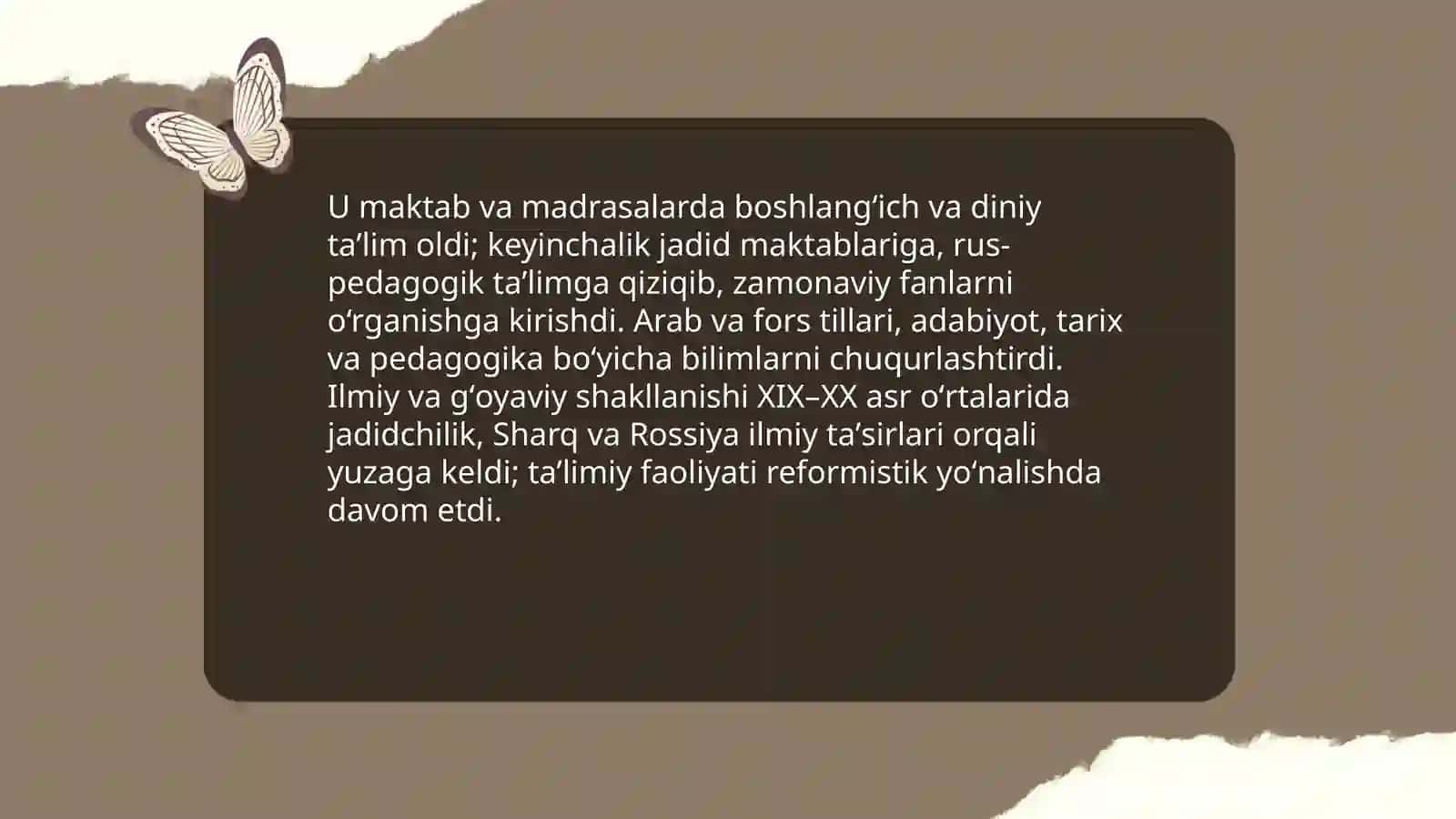 M. Behbudiy hayoti va ijodi 4