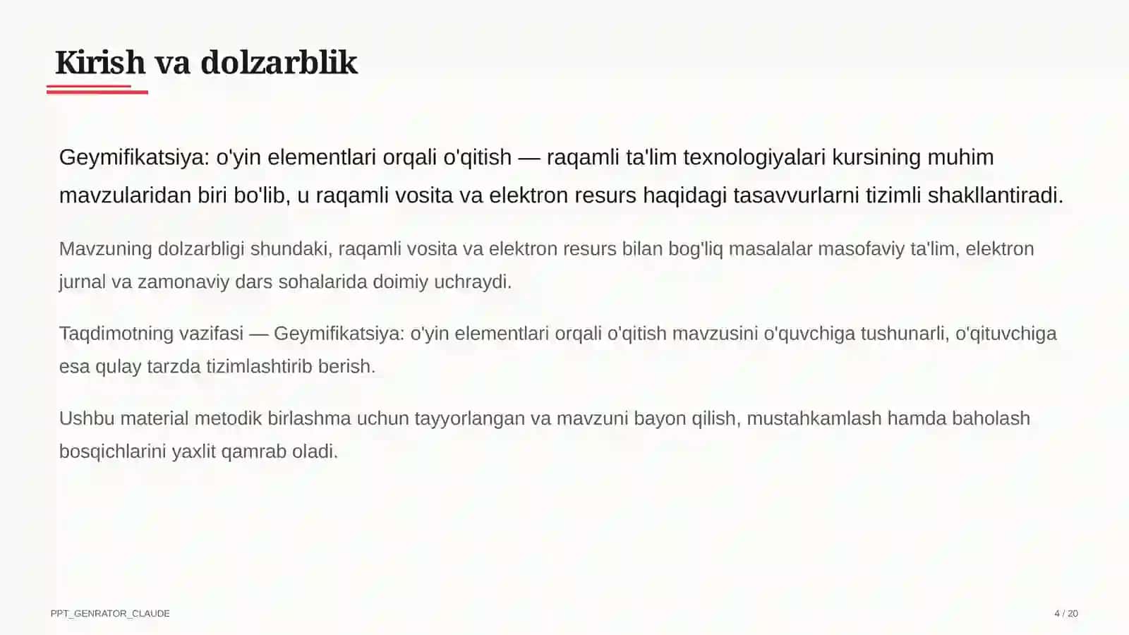 Geymifikatsiya: o'yin elementlari orqali o'qitish 4