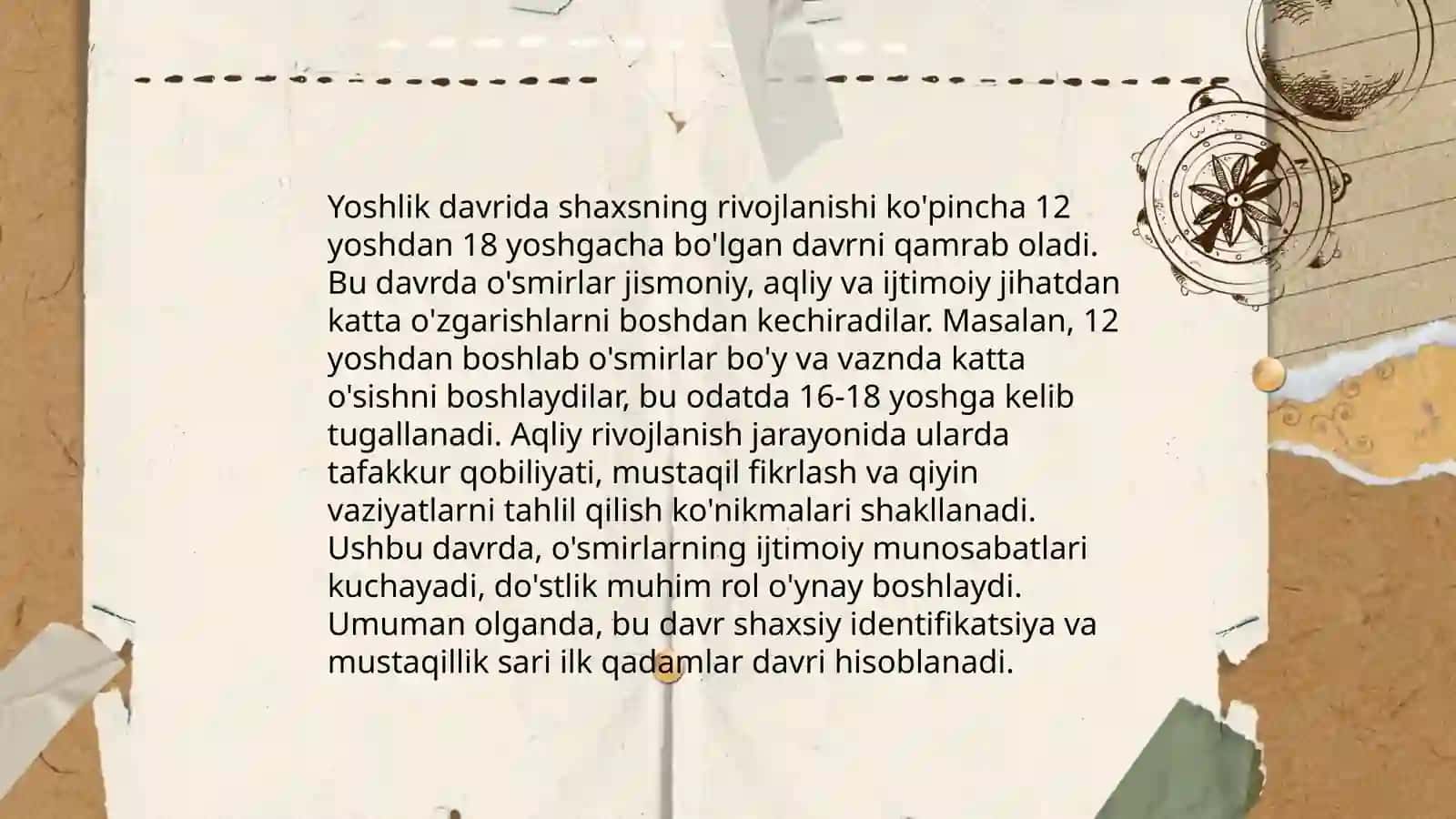 Yoshlik yetuklik davri pisxalogiyasi 4