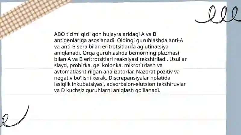 Qon guruhini aniqlash 4