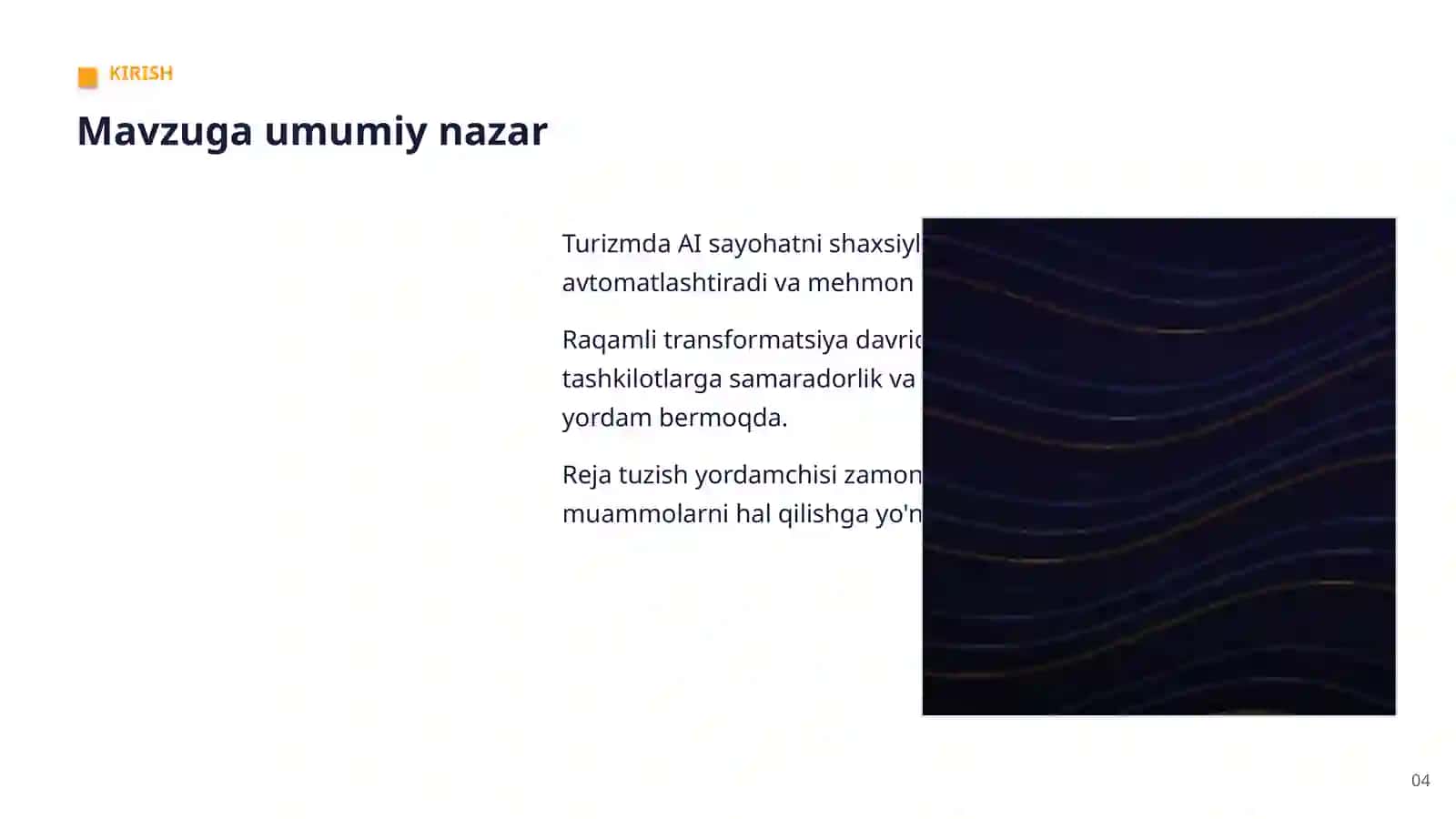 AI TURIZM VA MEHMONDO'STLIKDA 4