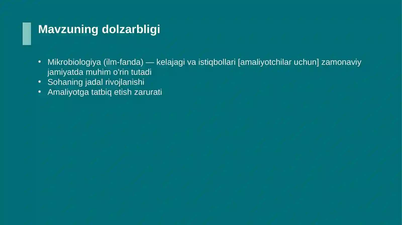 Mikrobiologiya (ilm-fanda) — kelajagi va istiqbollari [amaliyotchilar uchun] 4