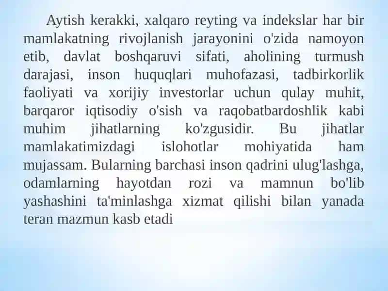 Xalqaro reyting vaindekslar 4