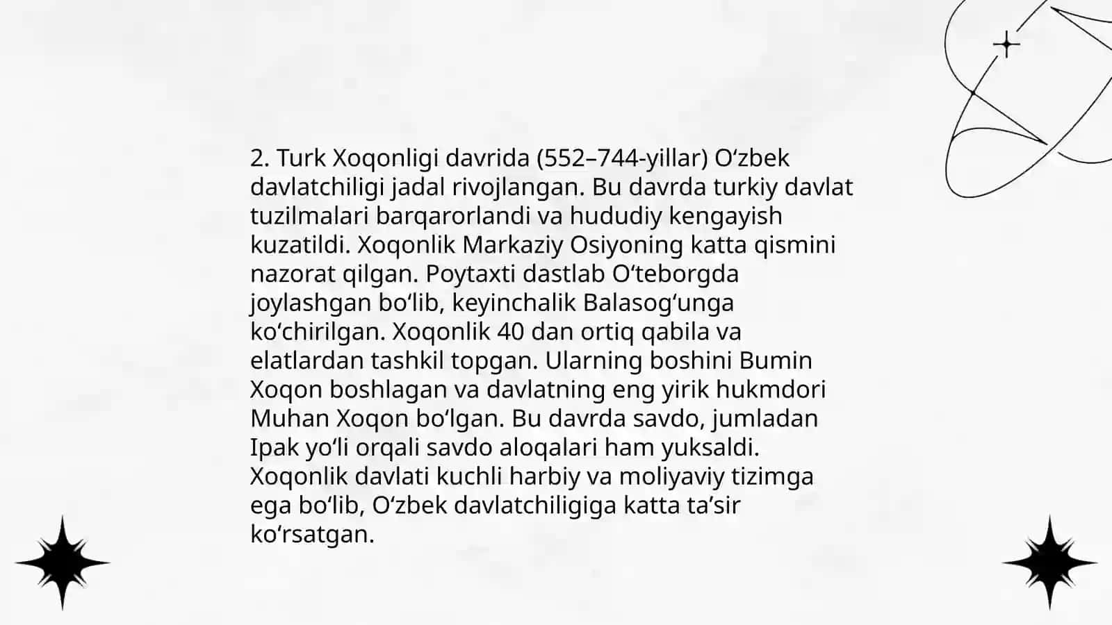 O'zbek davlatchiligining tarihiy bosqichlari 4