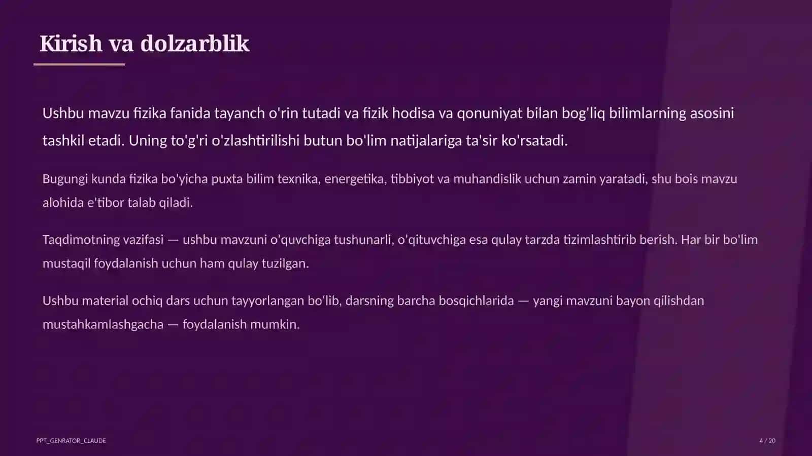 Geometrik optika: yorug'likning qaytishi va sinishi (11-sinf) 4