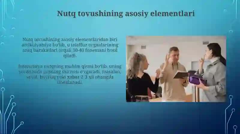 Ovoz madaniyati rivojlantirish 4