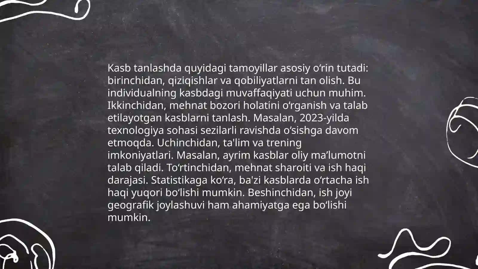 Kasb hunarga yoʻnaltirish tamoyillari,shakl va metodlari 4