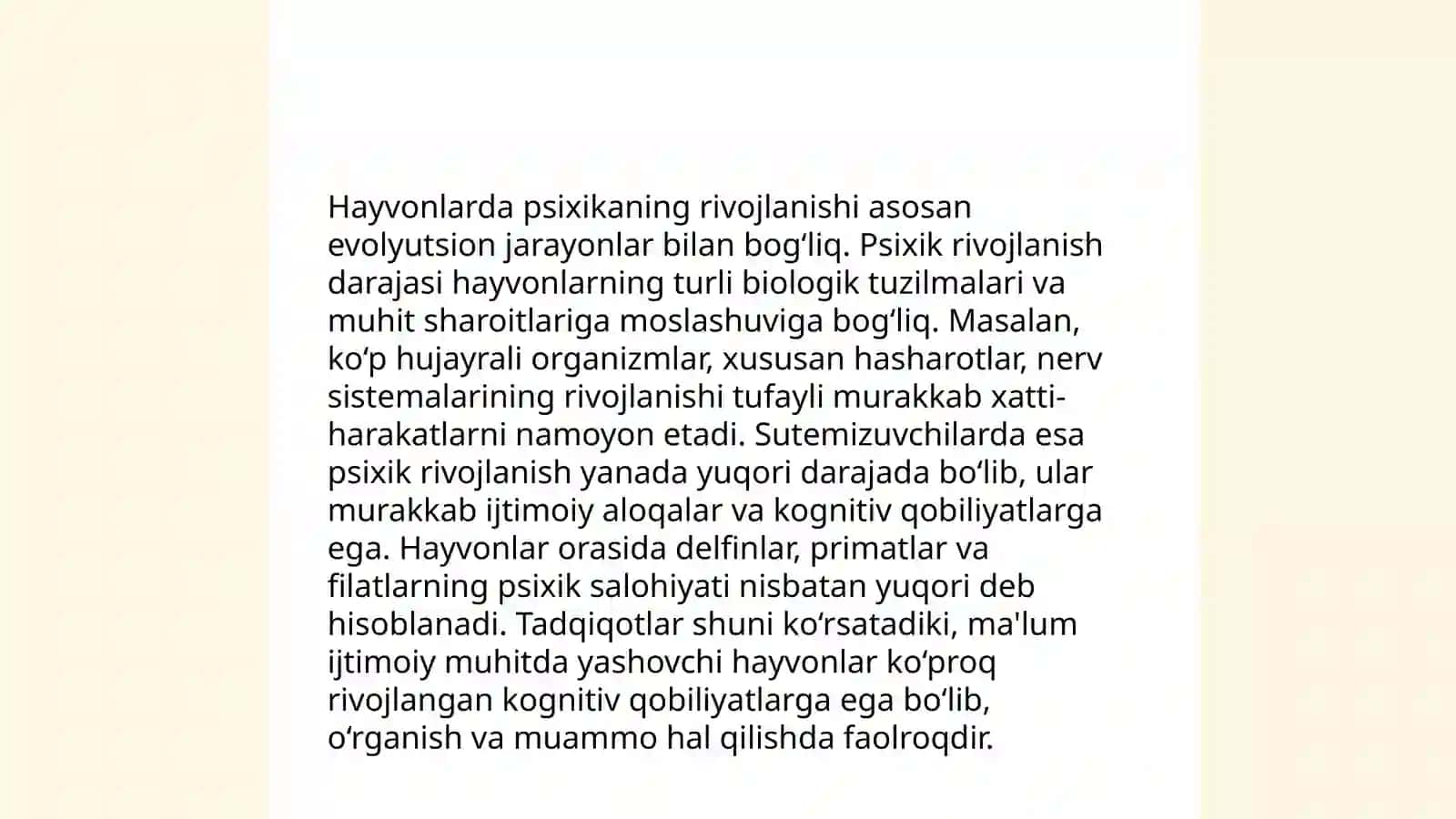 Psixikaning filogenetik taraqqiyoti 4