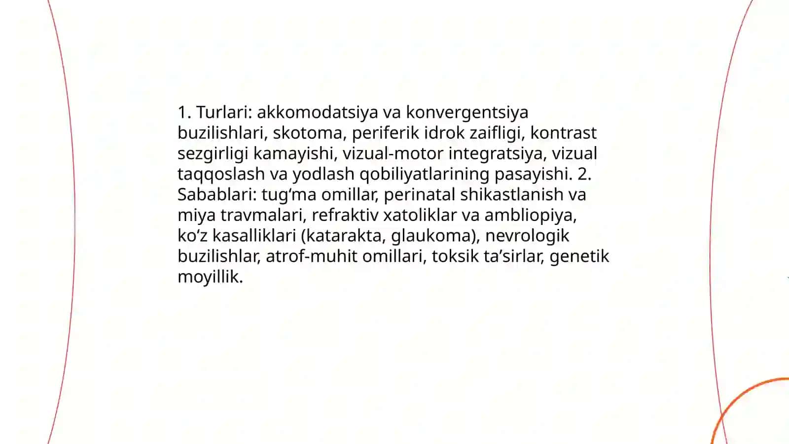Ko‘ruv va eshituv idrokida muammosi bo‘lgan bolalar 4