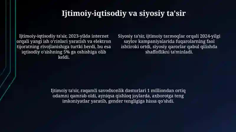 Ommaviy axborot vositalari va internetning rivojlanishi 4