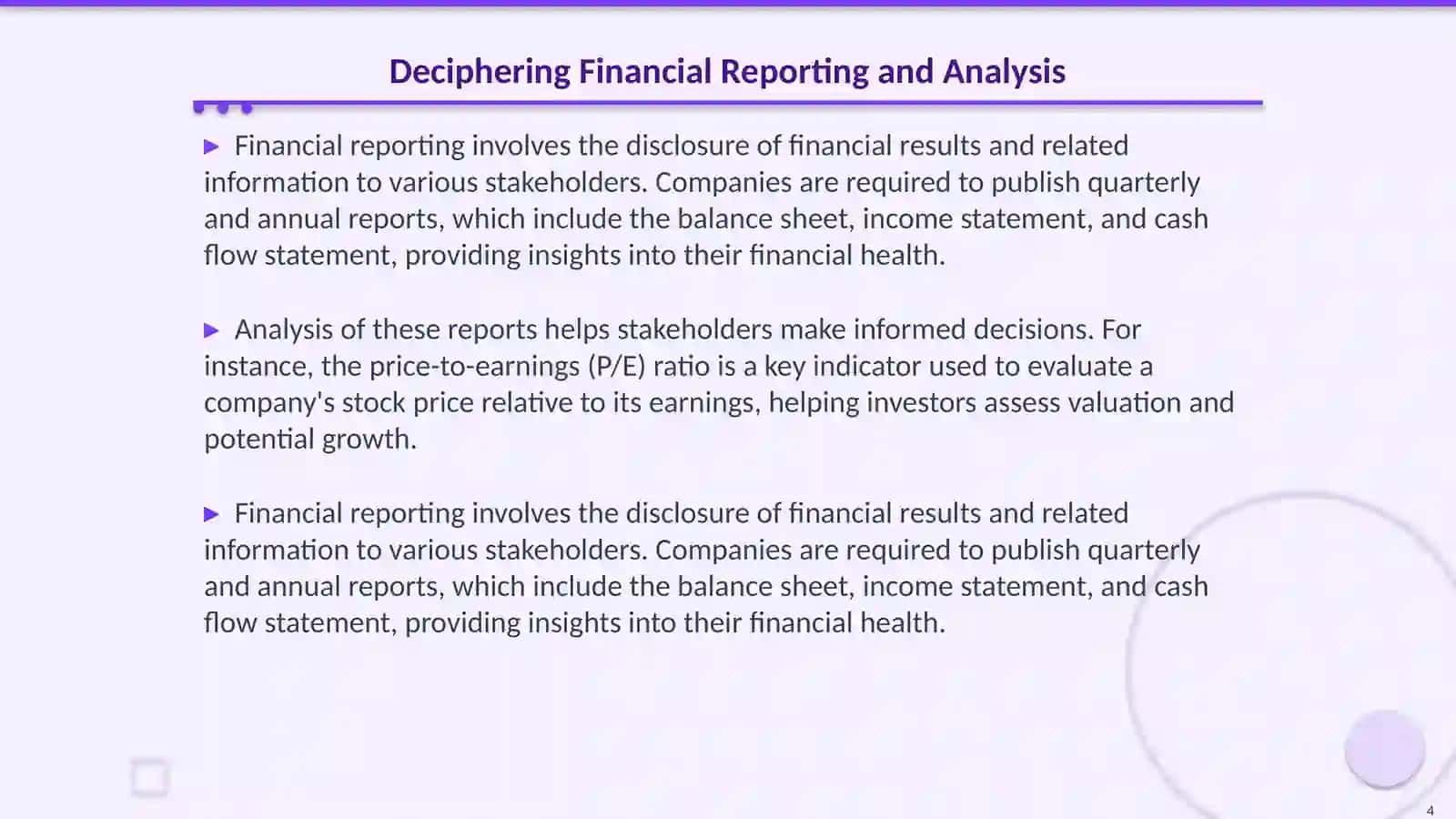 Advanced Financial Terminology in English 4
