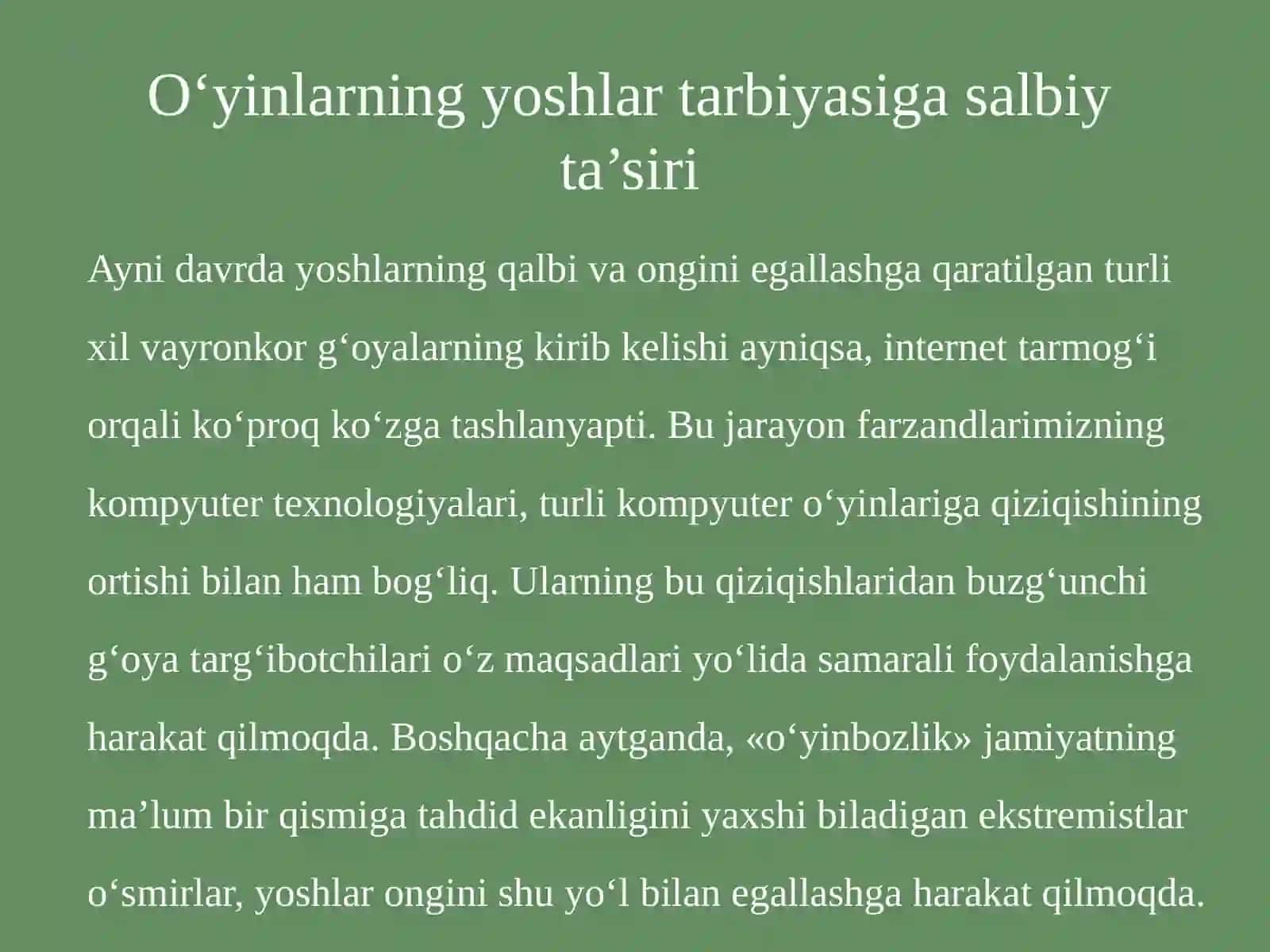 Virtual o‘yinlar va ularning yoshlar ongiga ta’siri 4