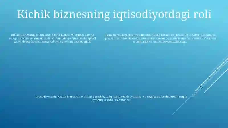 Yevropa Mamlakatlarida Kichik Biznes Va Tadbirkorlikning Moliyaviy Faoliyati 4