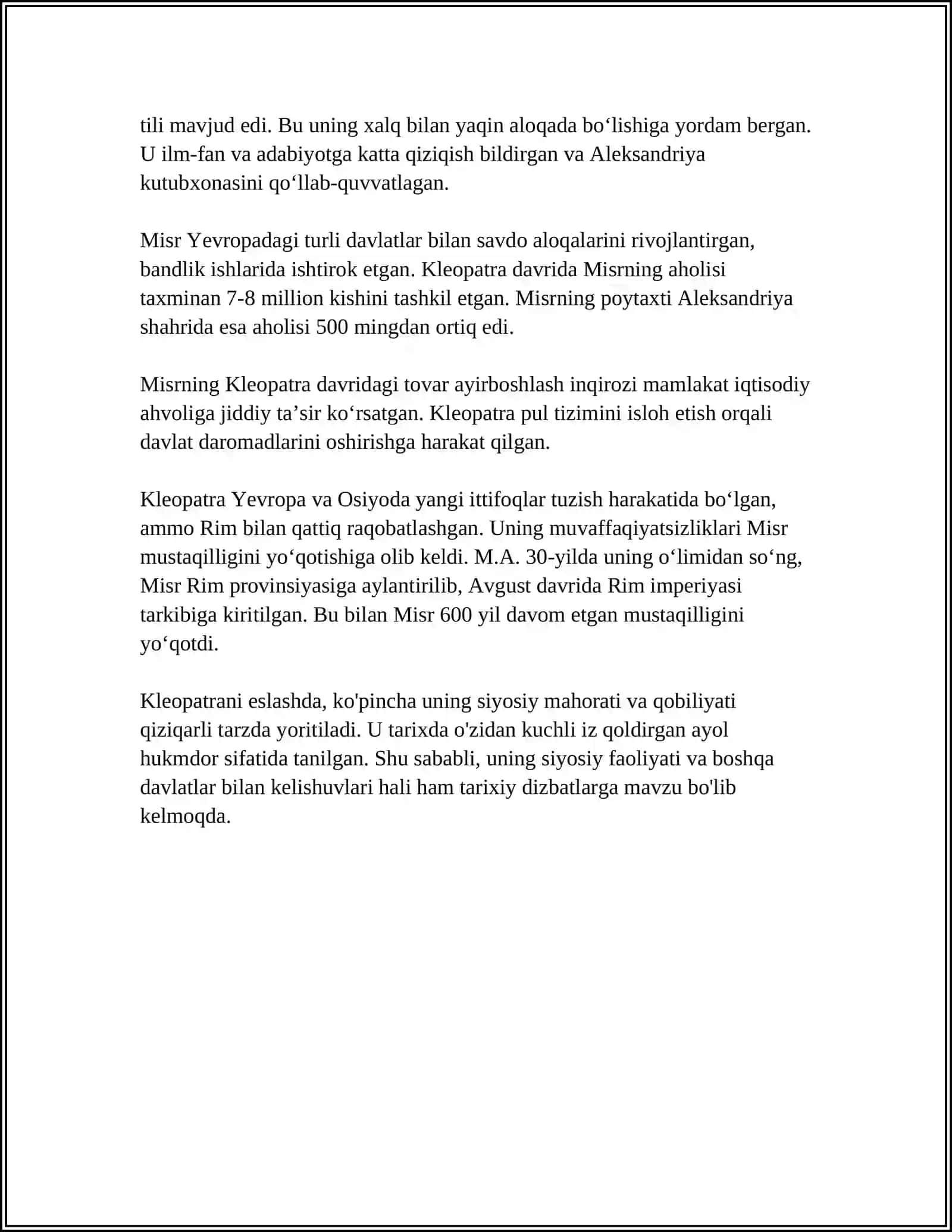 DUNYO TARIXIDA UCHMAS IZ QOLDIRGAN AYOLLAR 4