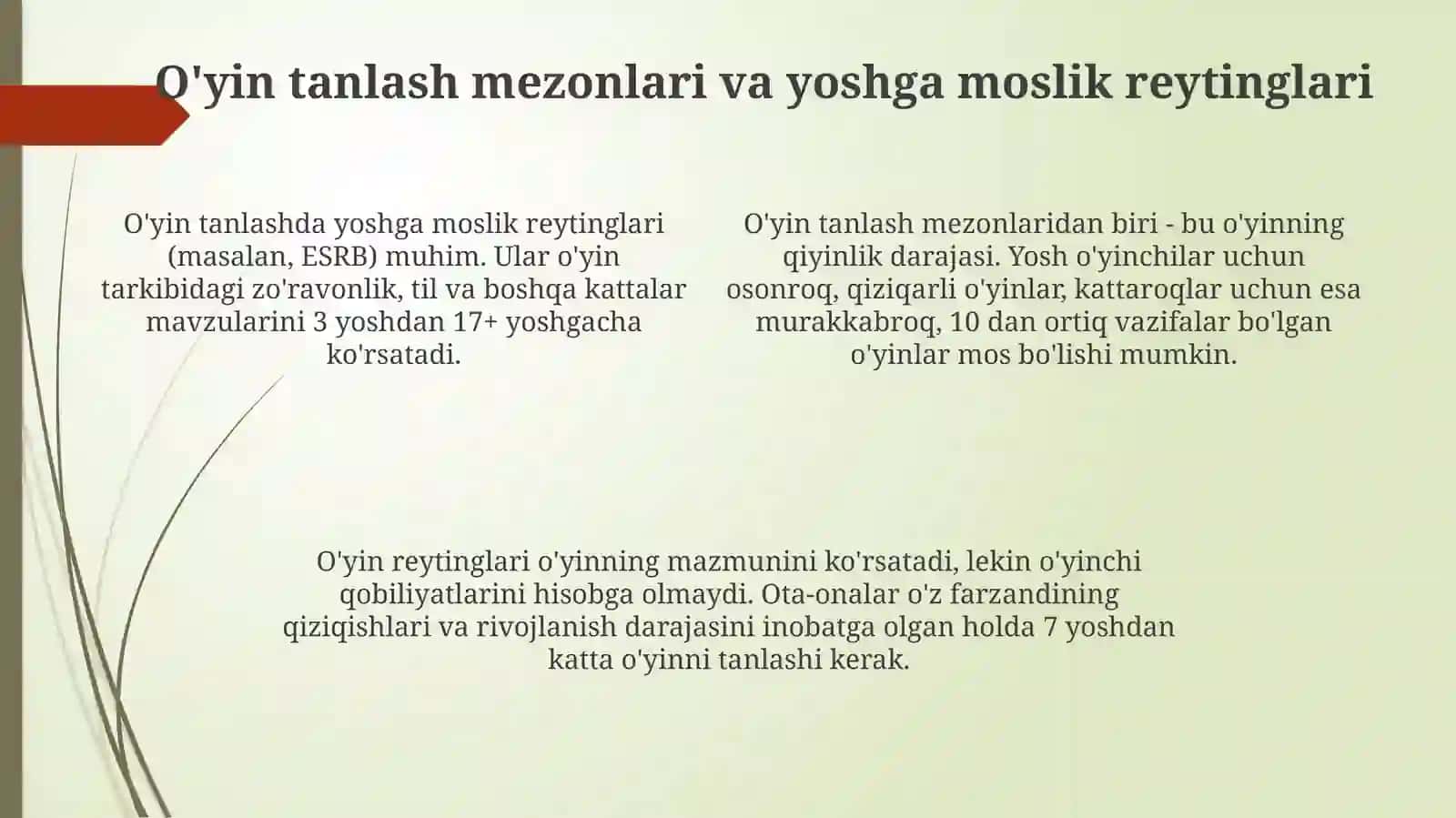 Kata yoshlelarga harakatle uyinlar 4