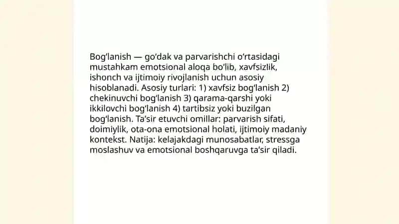 Goʻdaklik davr psixologiyasi 4