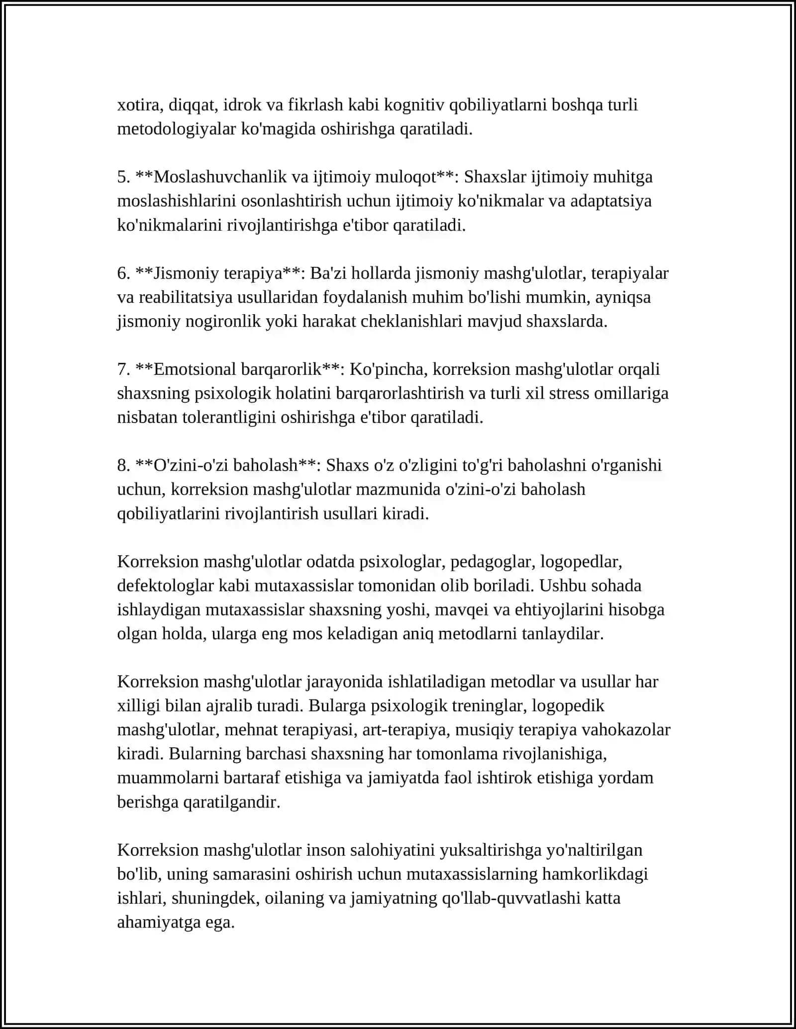 KORREKSION MASHGʻULOTLARINI TASHKIL ETISH XUSUSIYATLARI VA MAZMUNI 4