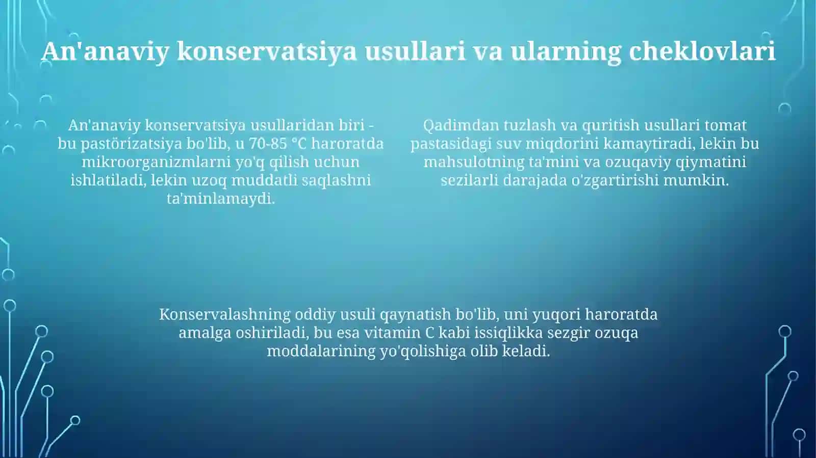 Tomat pastasini saqlash muddatini uzaytirish uchun zamonaviy texnologiyalar 4