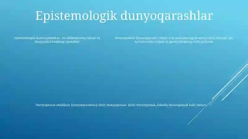 Dunyoqarash Shakllari 4