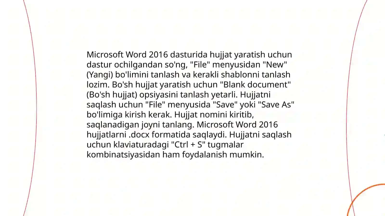Microsoft Word 2016 4