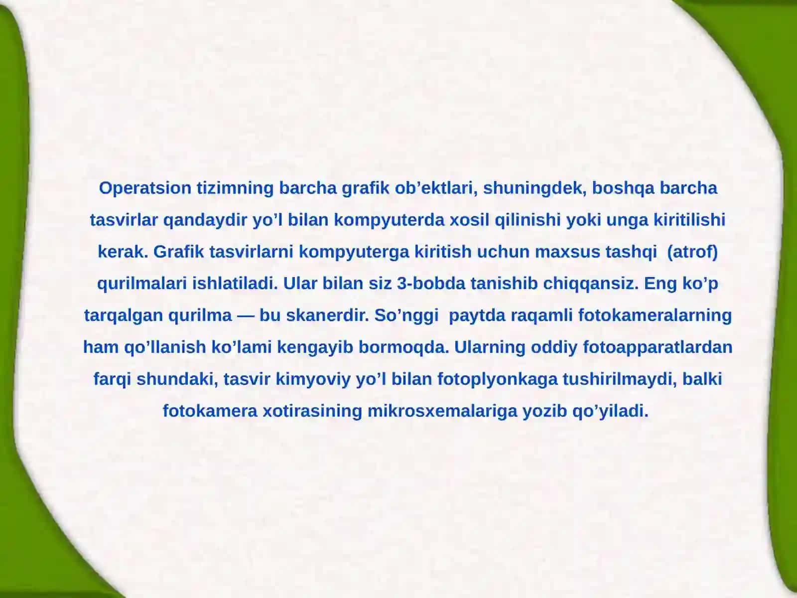 Grafik muharrirlar yordamida tasvirlar yaratish va ularni tahrirlash 4