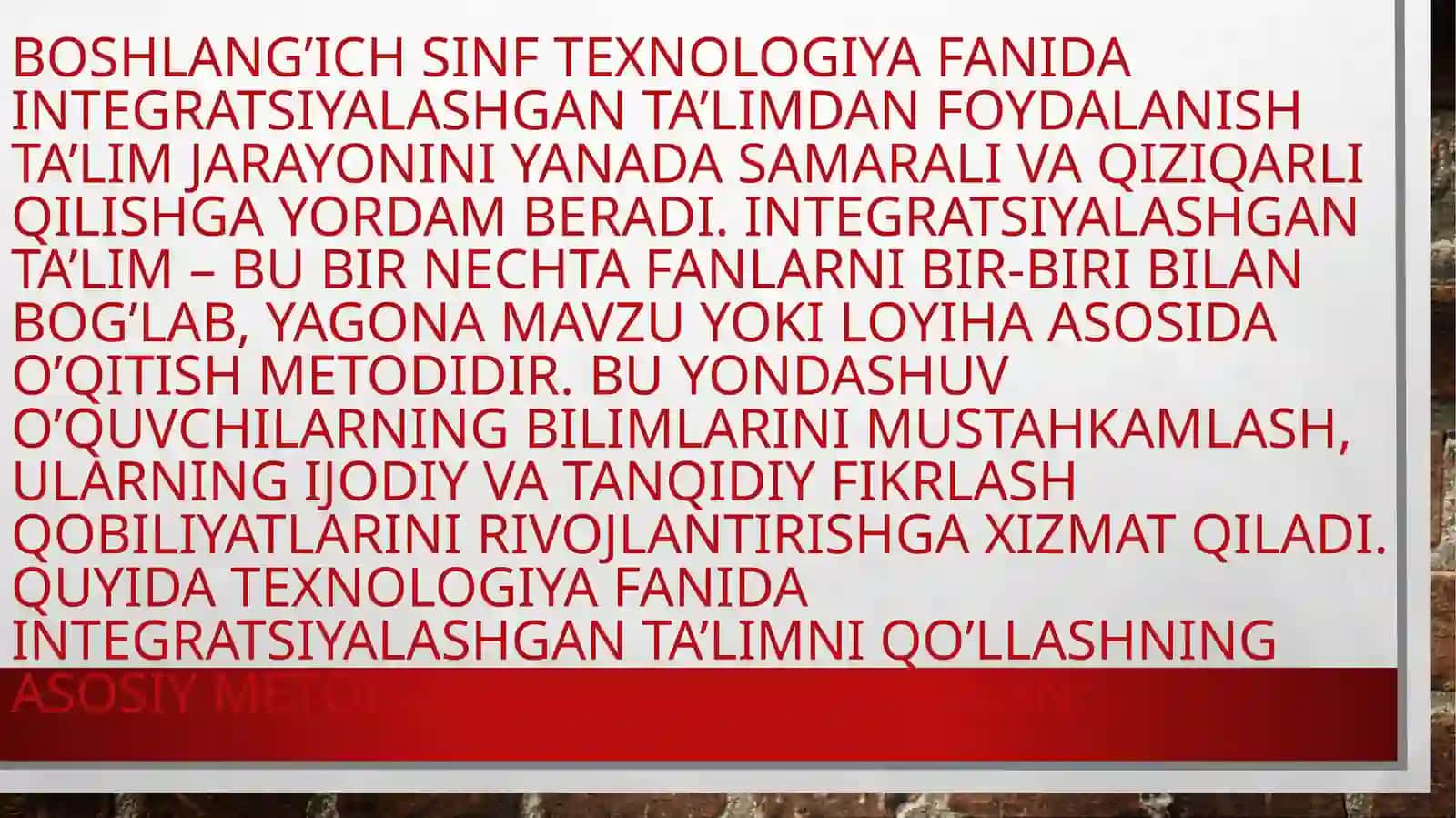texnologiya darsligiga integratsion yondashuv. 4