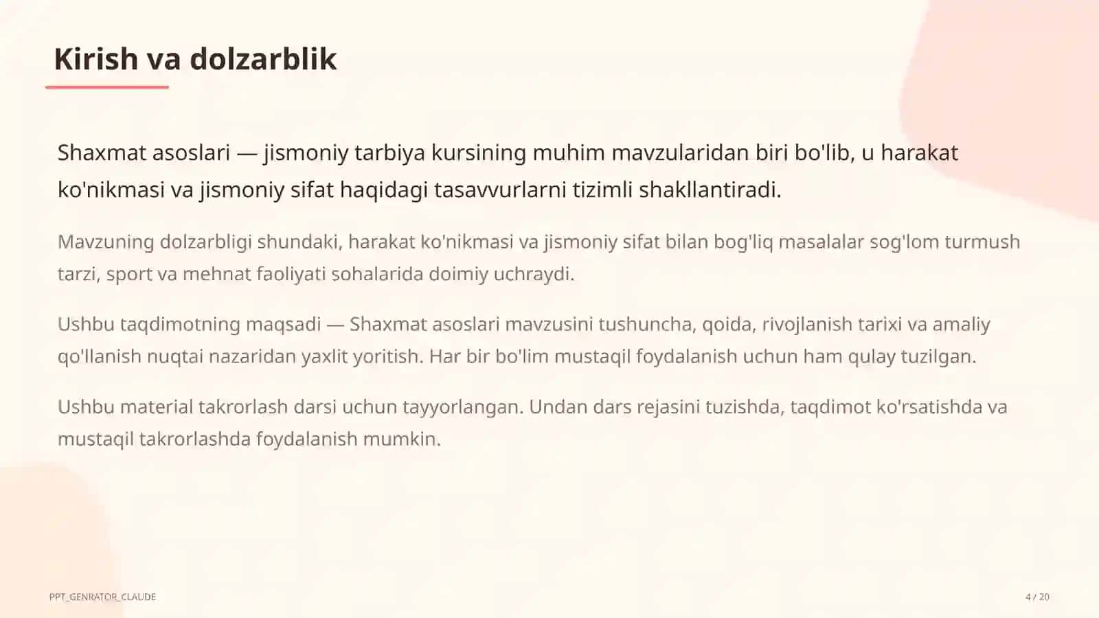 Shaxmat asoslari (4-sinf) 4