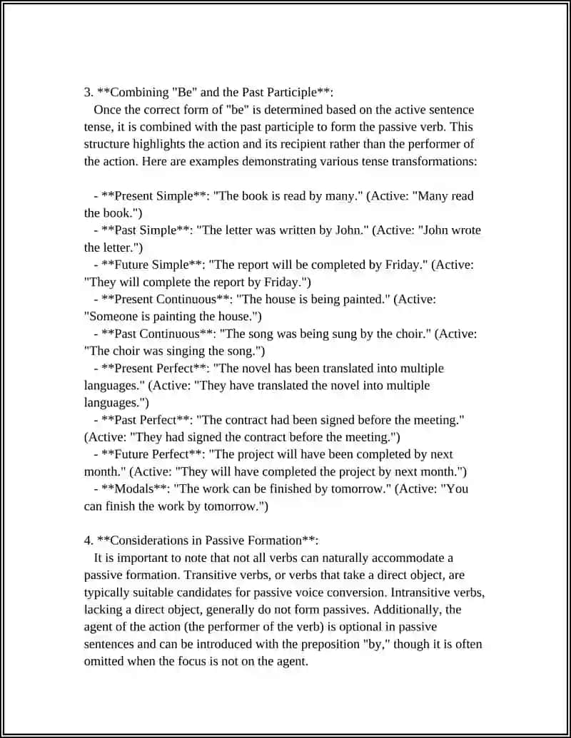 Theme: THE PASSIVE VOICE 4