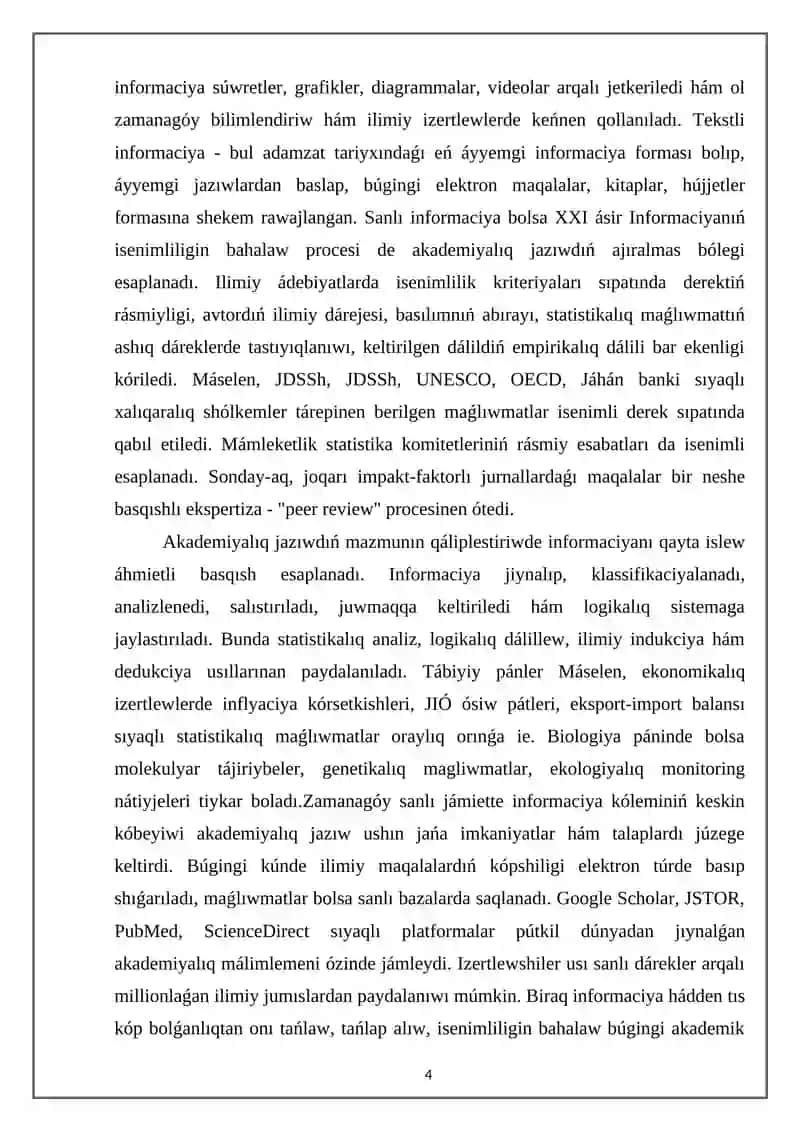 Akademiyaliq jaziw 4