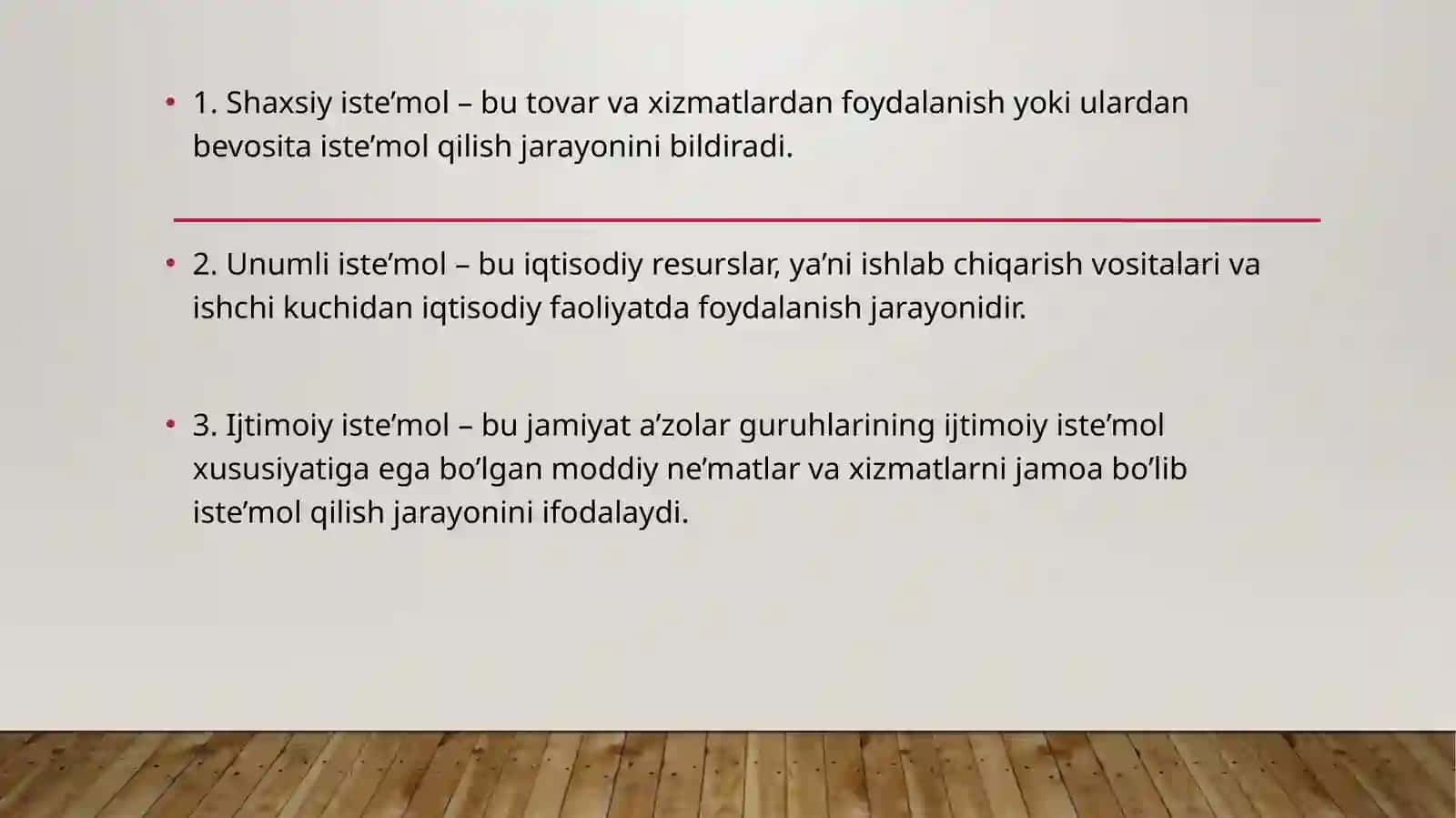 Iste'mol, jamg'arma va investitsiyalar 4