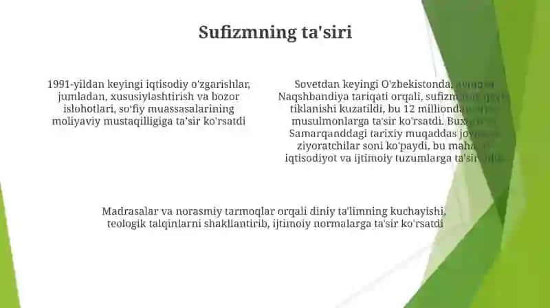Mirziyoyev davrida (2016 yildan beri) diniy islohotlar 4
