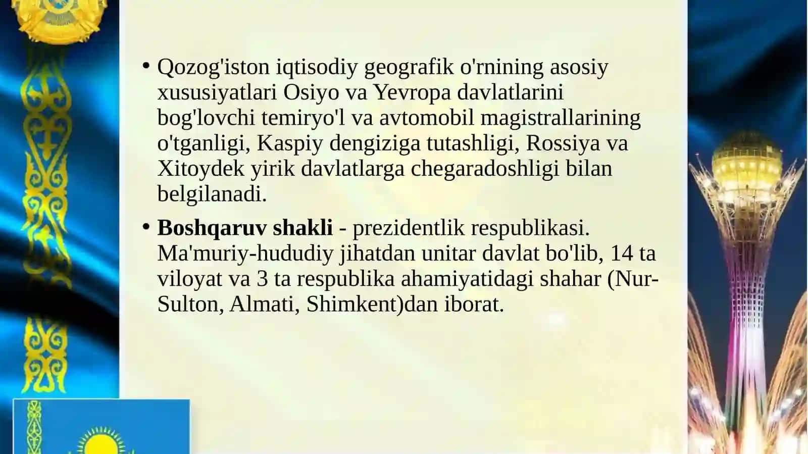 Qozog'iston Respublikasi 4