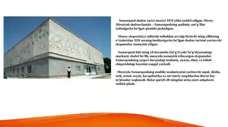 Samarqand shahar tarixi muzeyi 4