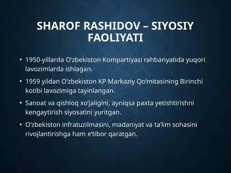 Sharof Rashidov, Yodgor Oxunboboyeva, Nuriddin Muhiddinov, Inomjon Usmonxo‘jayev 4