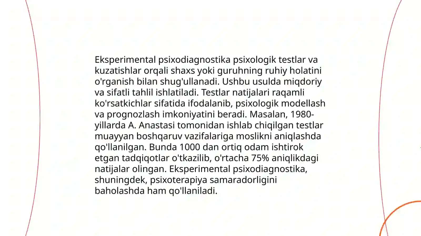 Taʼlim muassasasi psixologi faoliyatining metodlari 4