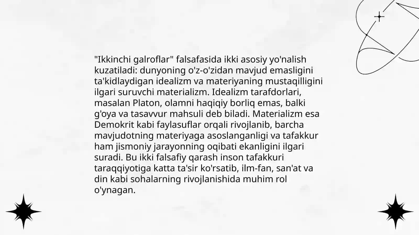 Borliq falsafasi tòģrisidagi ilk qarashlar 4